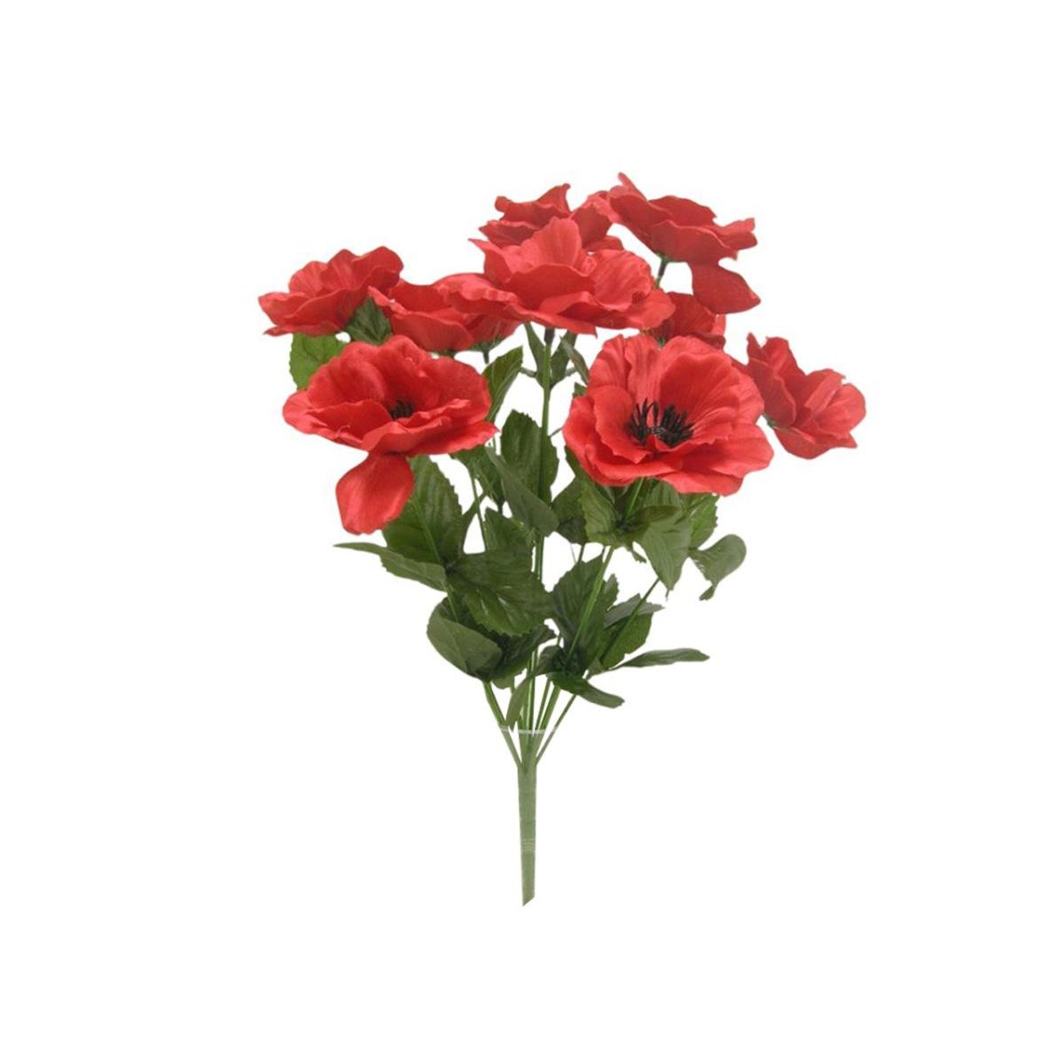 Mazzo di anemone 40cm rosso ds003280