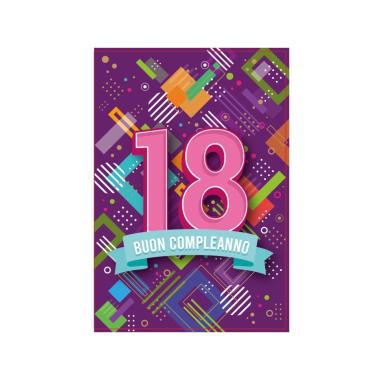 Biglietto complean.18femm. fa00202bc/d