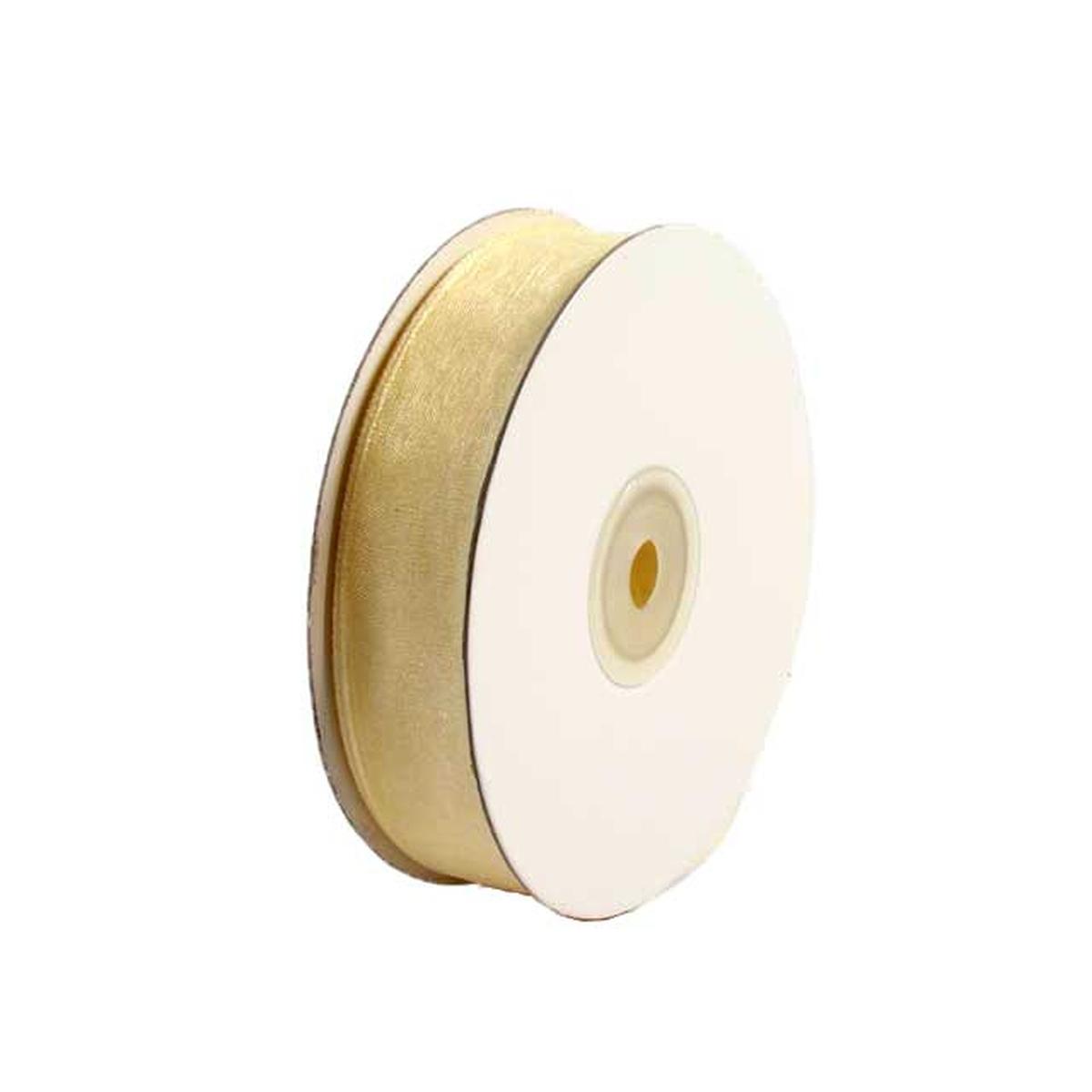 NASTRO ORGANZA 20mm. 50MT. AVORIO E2002