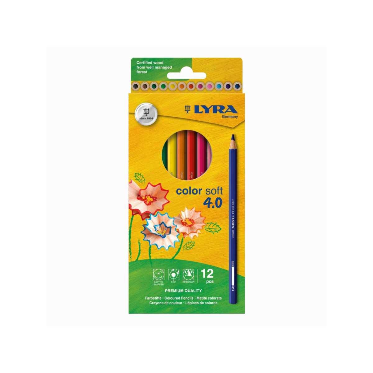 Pastelli lyra color soft 4.0 12pzl2421120