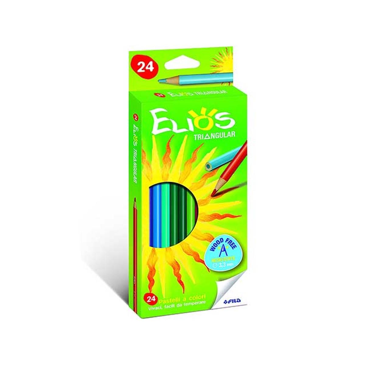 ELIOS PASTELLI TRIANGOLARI 24pz 273400