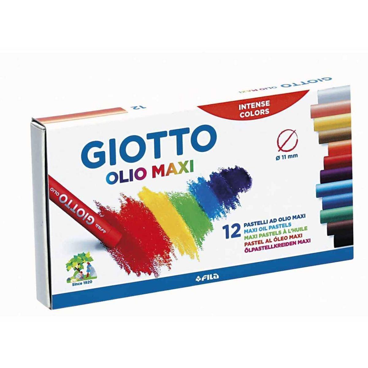 GIOTTO PASTELLI AD OLIO 12pz F293400