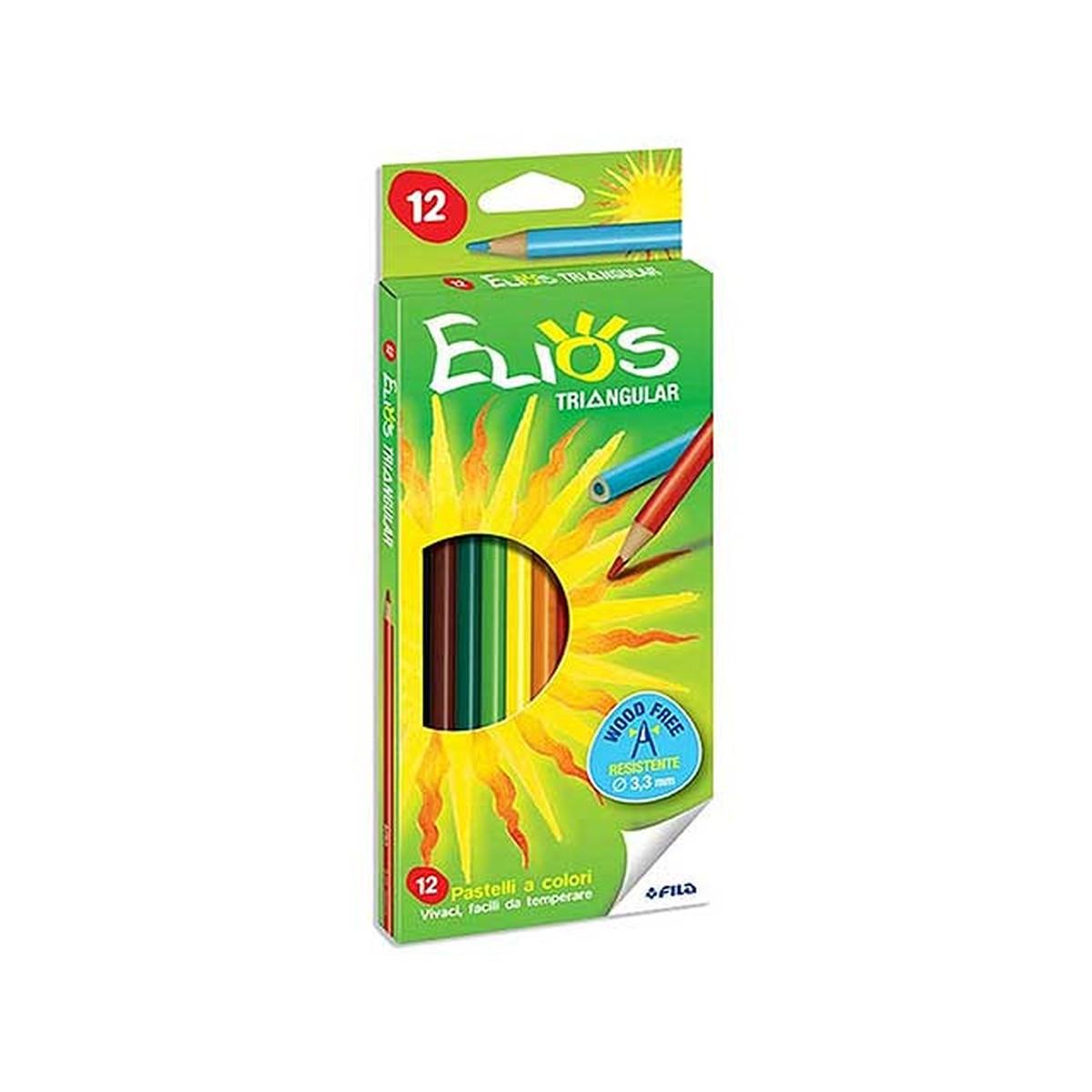 ELIOS PASTELLI TRIANGOLARI 12pz 273300