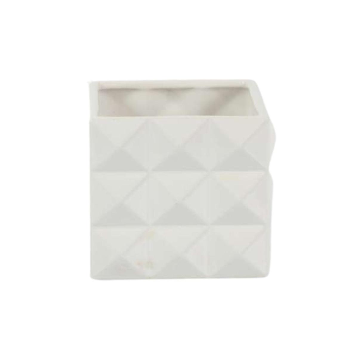 Vaso cubo diamond cer.13x11bi. dt11.001