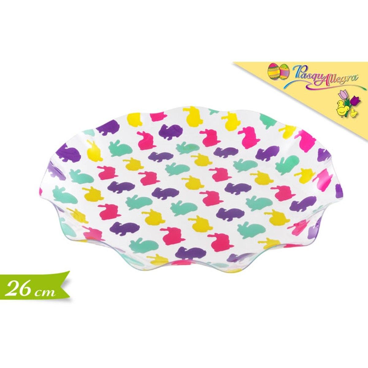 Piatto smerlato coniglietto 320 568106