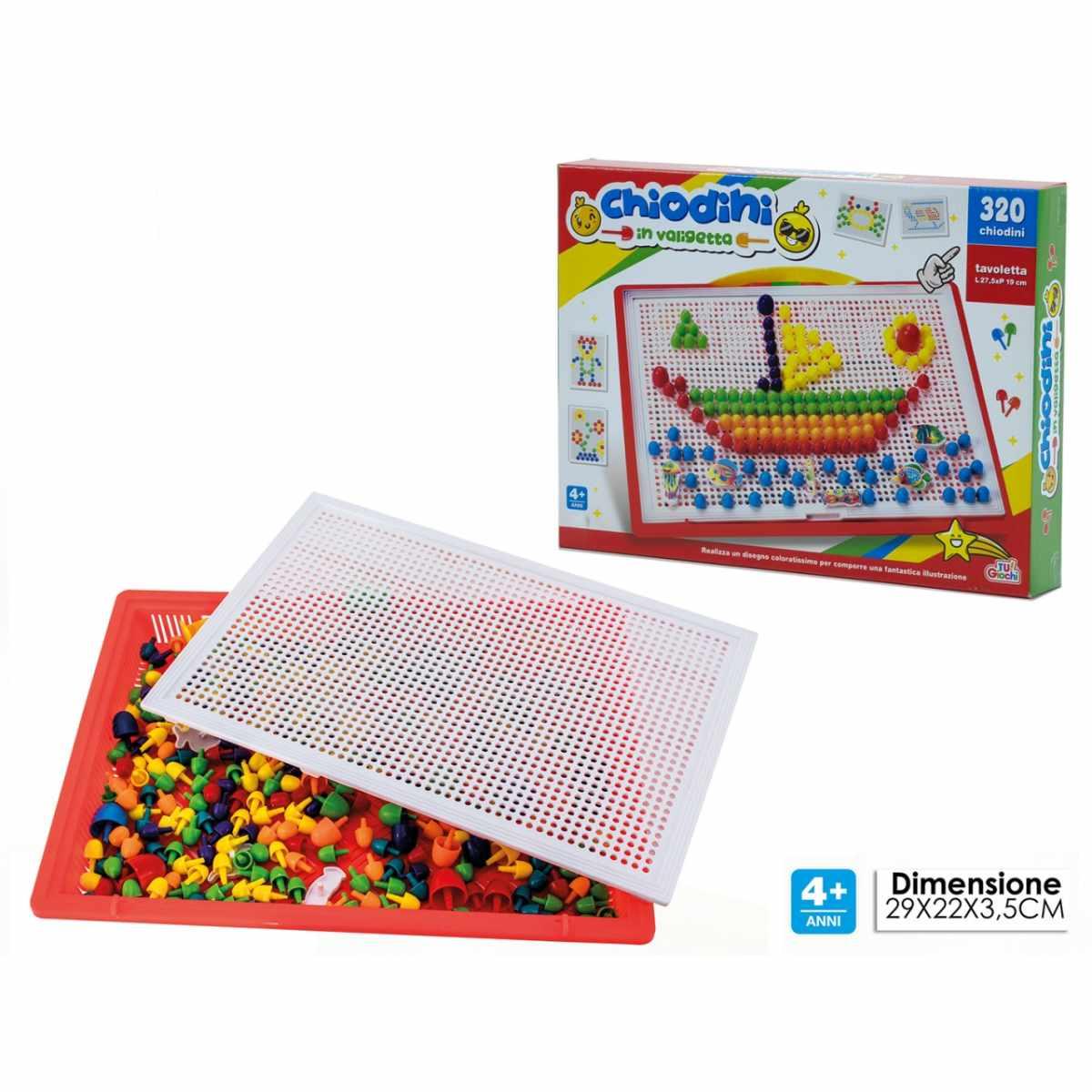 Chiodini in valigetta 320pz 100217