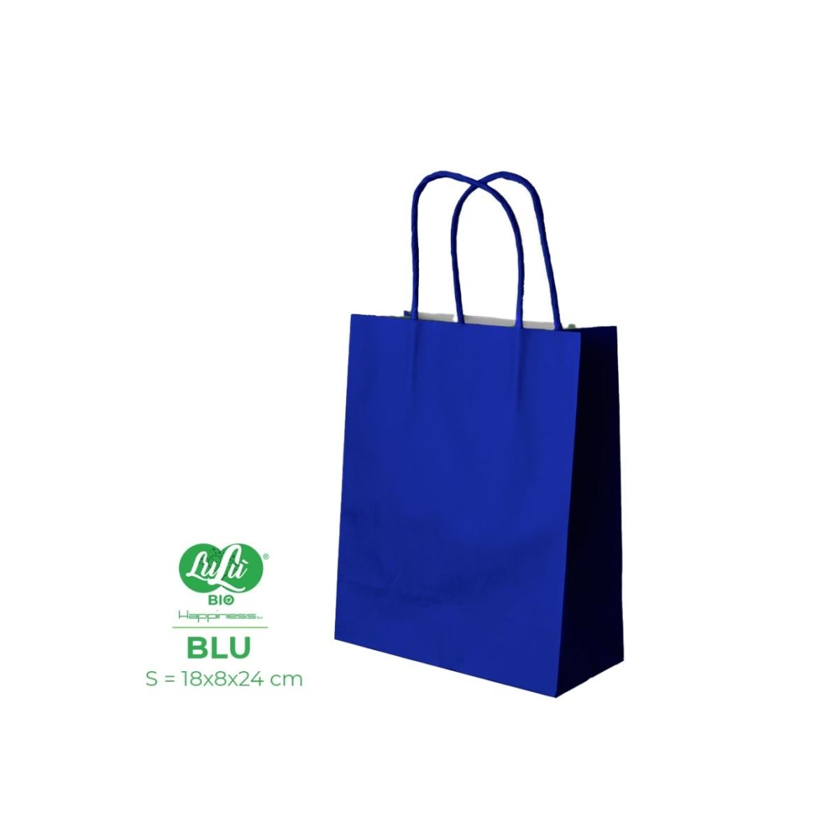Shopper blu 24x12x30cm 0192