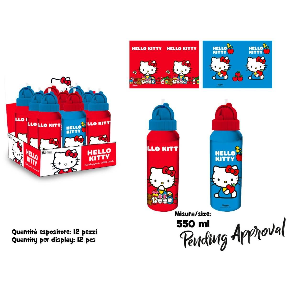 Borraccia 550ml hello kitty h09501 mc