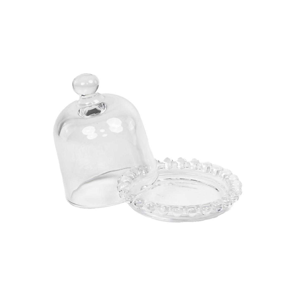 Burriera trasp. d.10x9cm vetro 137156