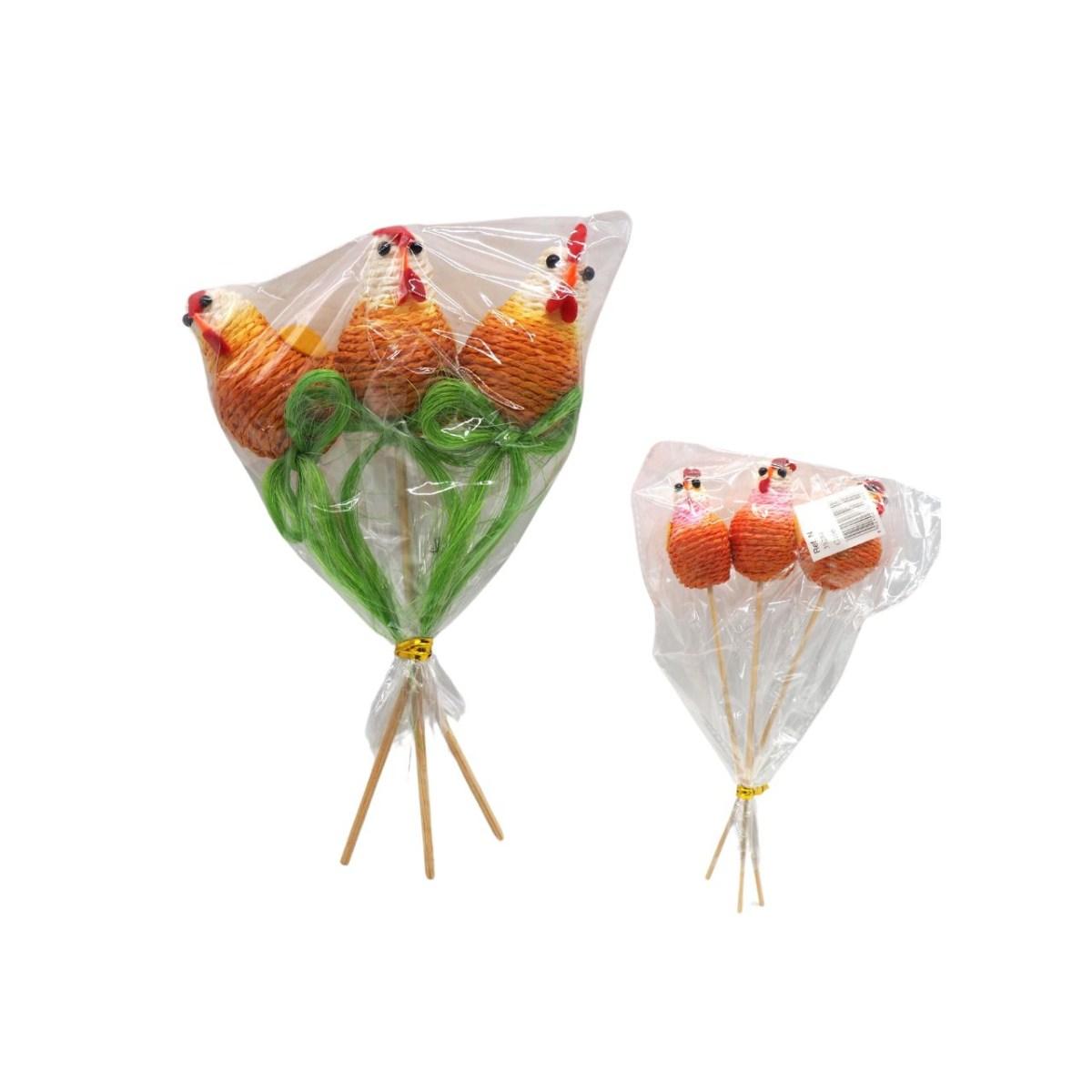 Stecco gallina set 3 stecchi