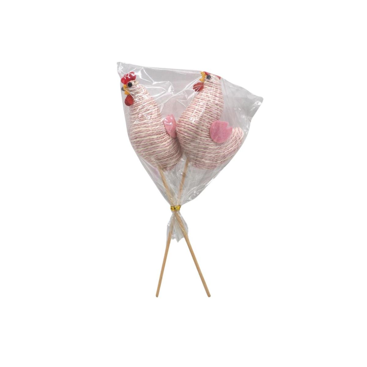 Stecco gallina set 2 stecchi