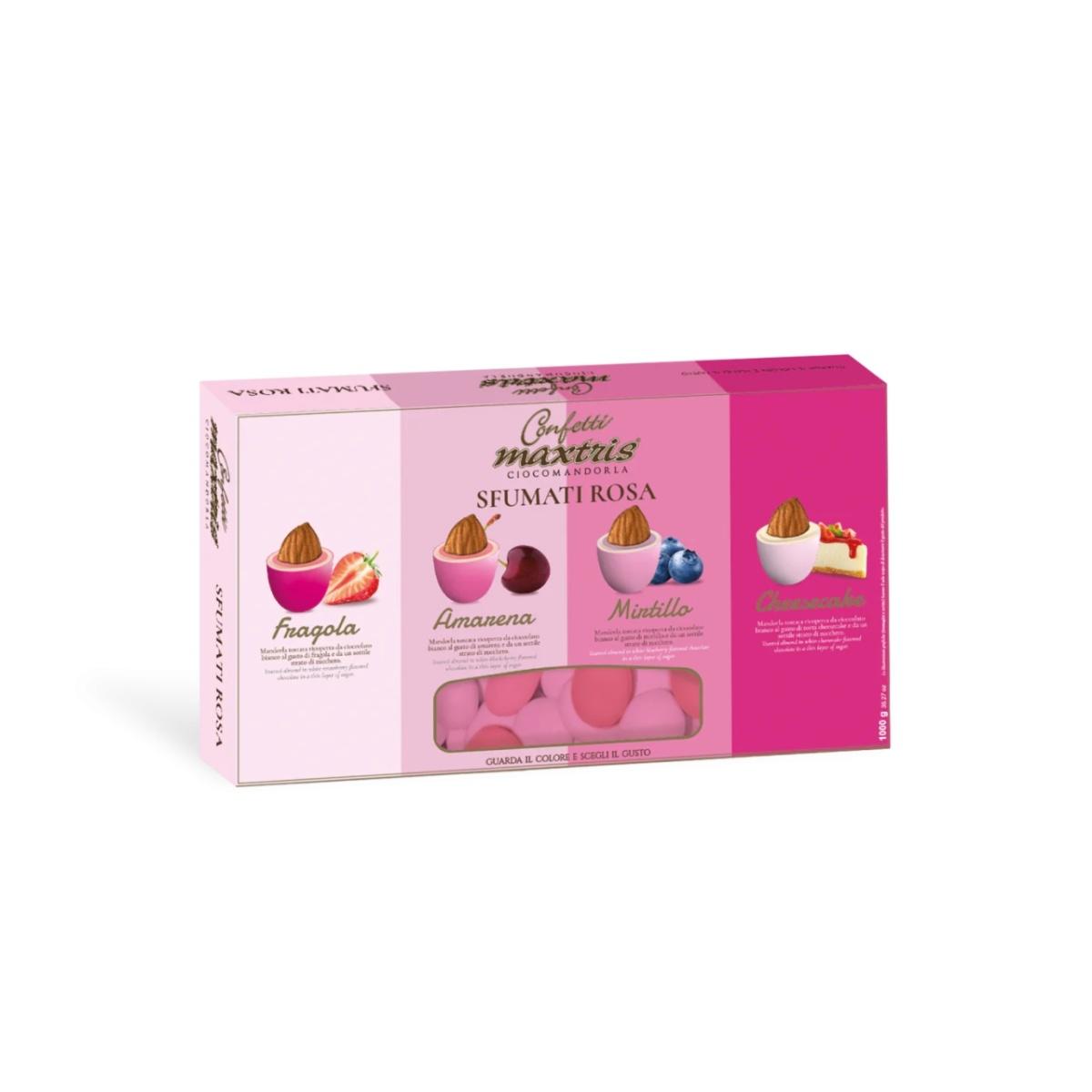 CONFETTI  SFUMATI ROSA 1kg MAXSFUR