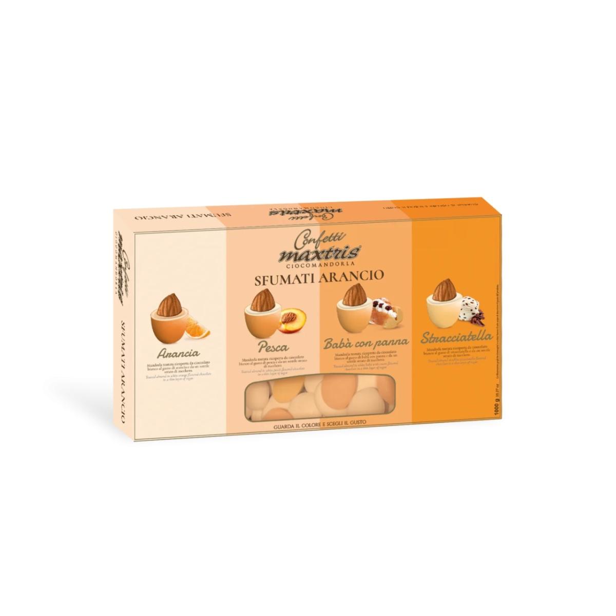 CONFETTI SFUMATI ARANCIONE 1kg MAXSFUA