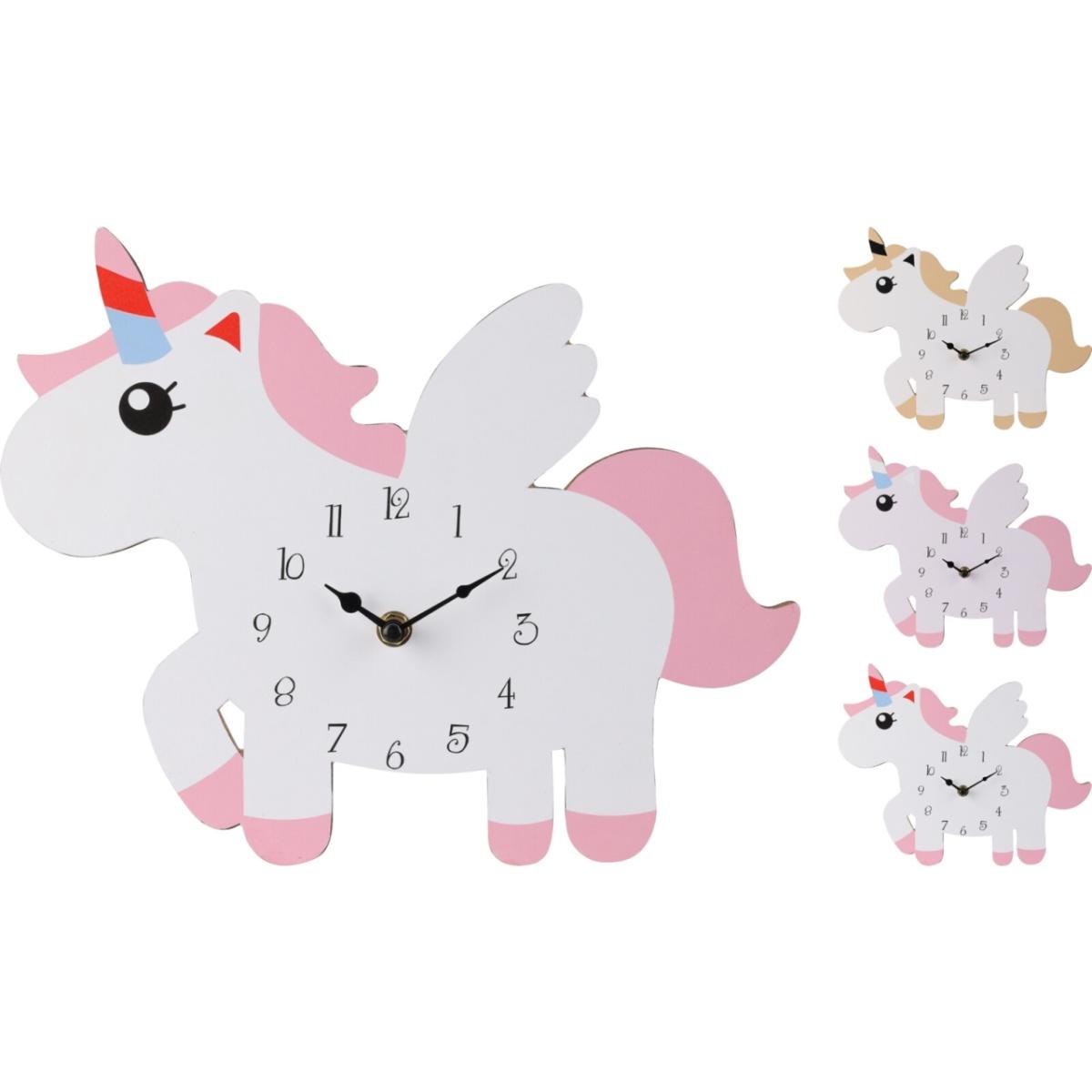 Orologio unicorno legno 30cm y36400660