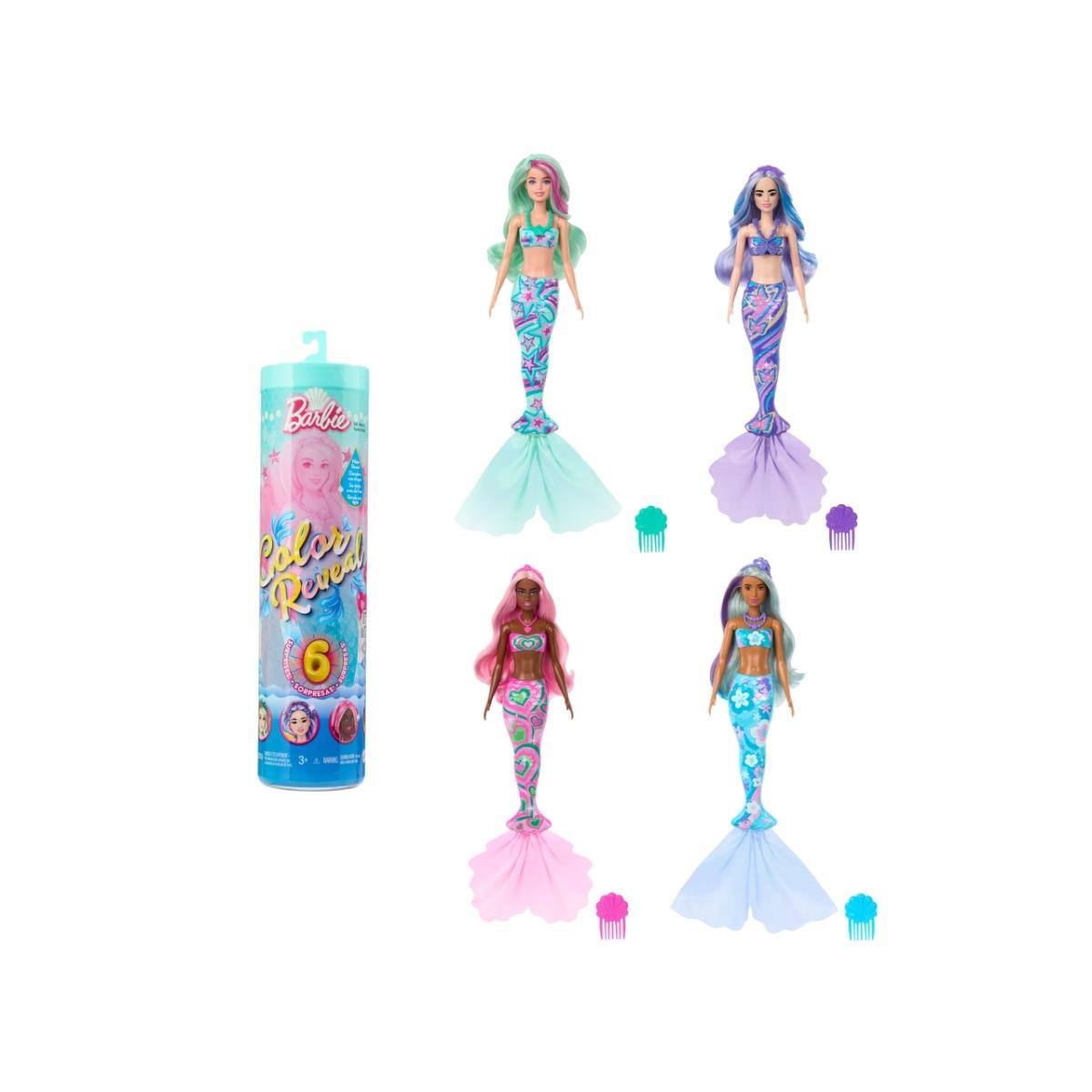 Barbie color reveal sirene hrk12-0