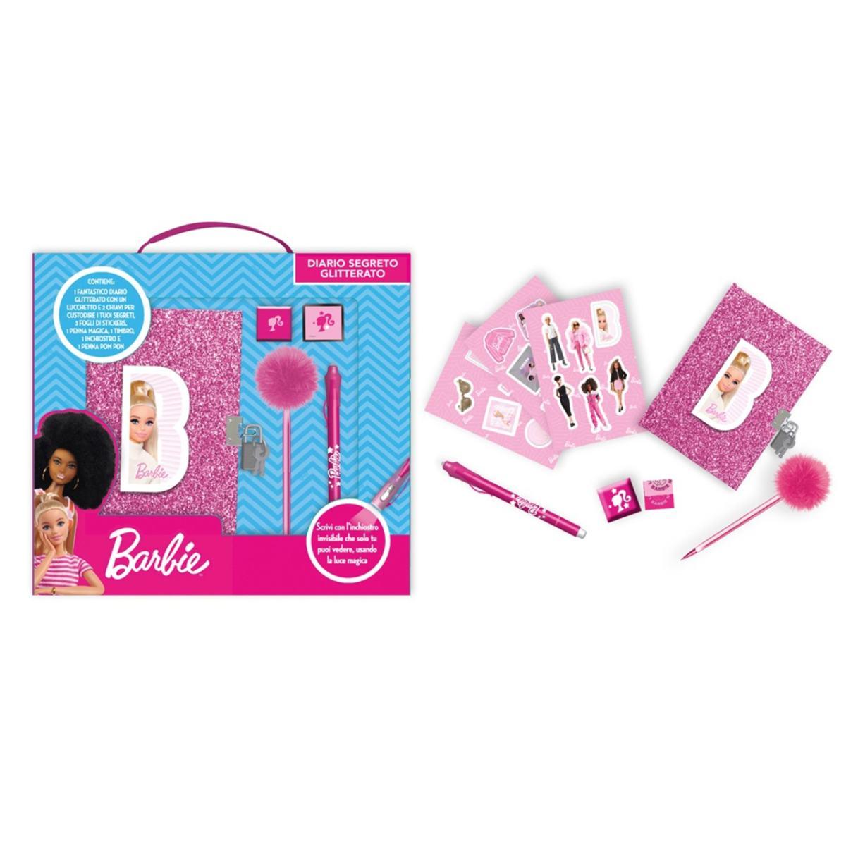 Diario segreto glitterato barbie br0824