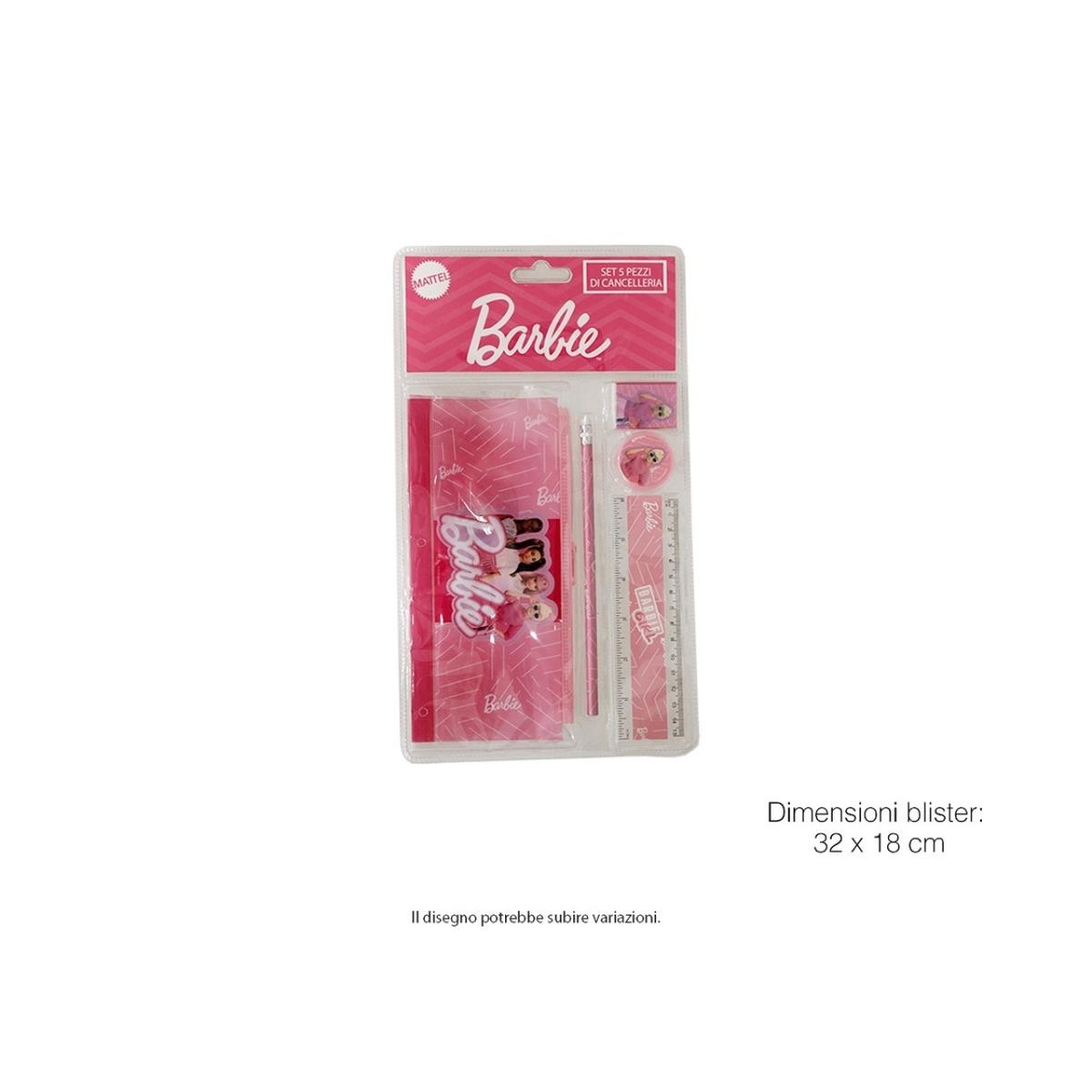 Barbie set cancelleria 5 oggetti br0930