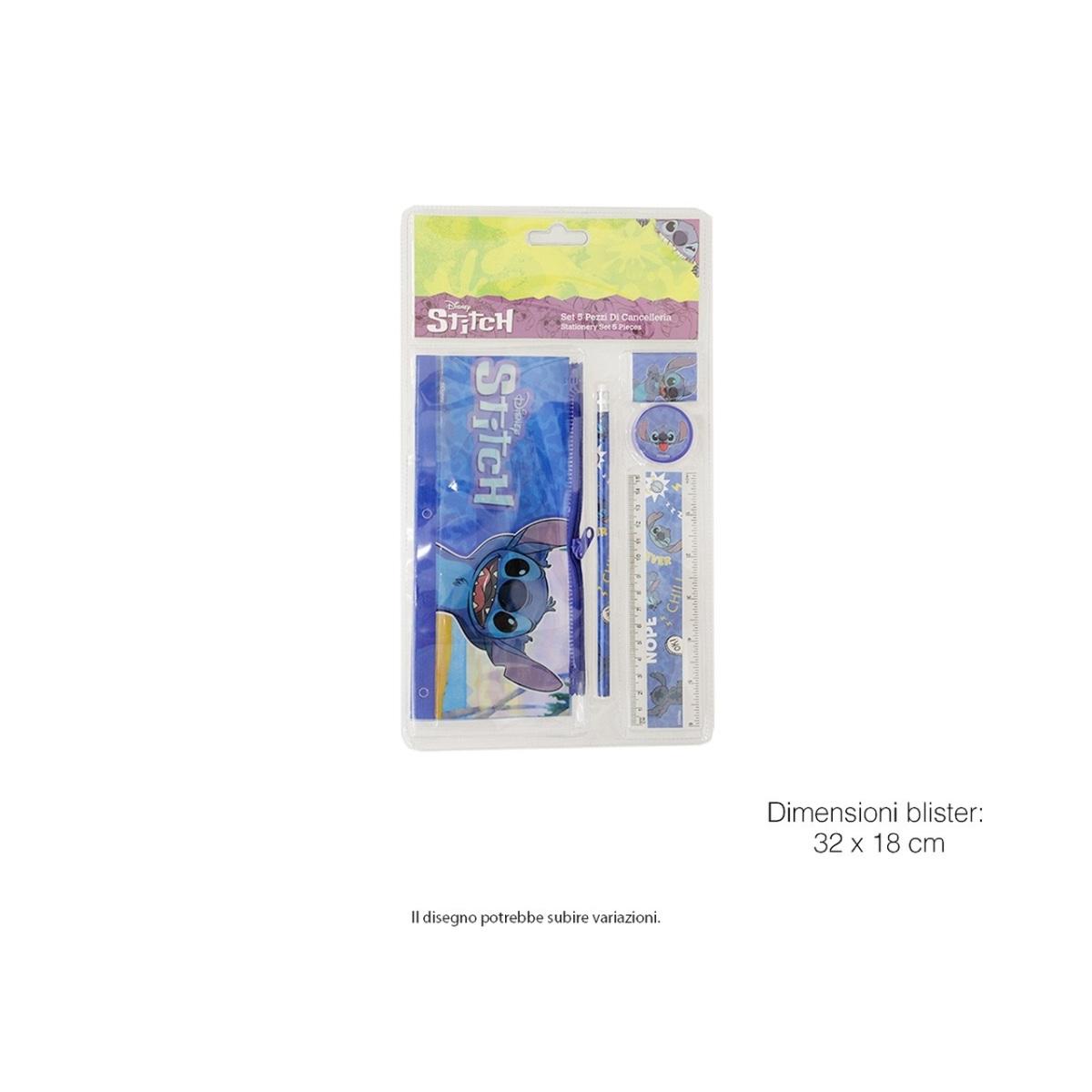 Stich set cancelleria 5pz lst0930-b