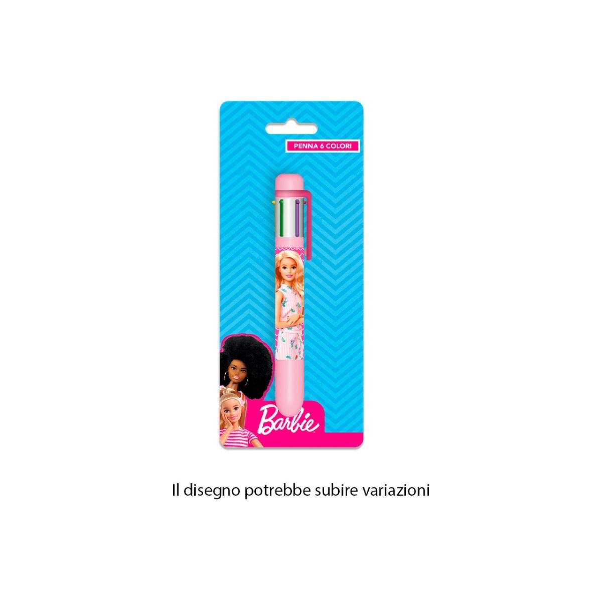 Barbie penna con 6 colori br1041