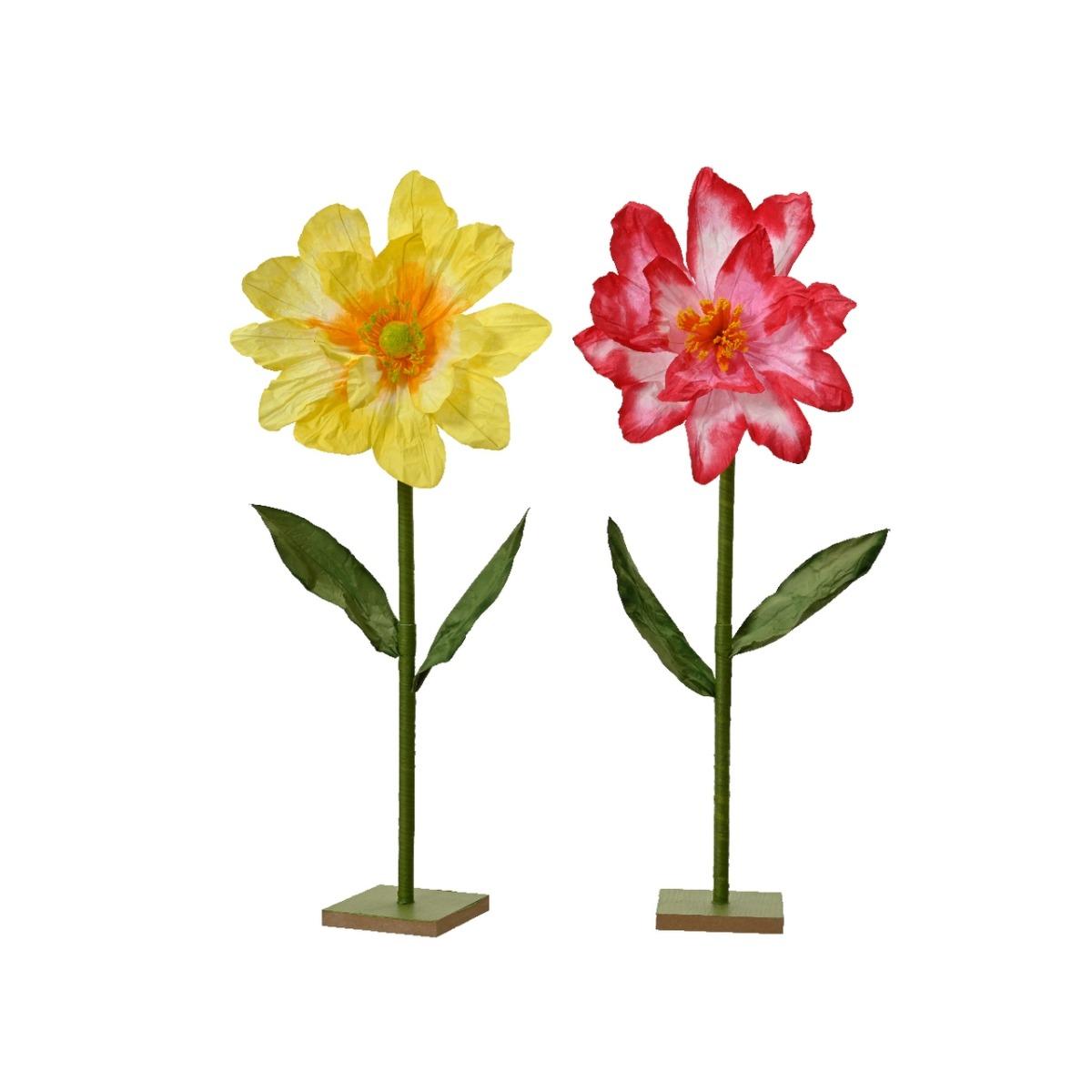Fiore in carta 23x23xh.80cm ass. 860286