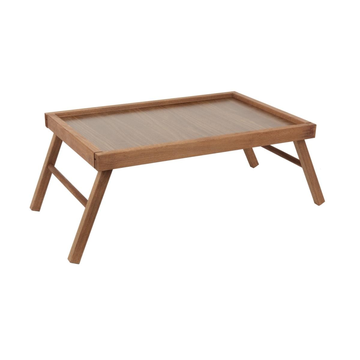 Vassoio da letto legno faggio noce 518