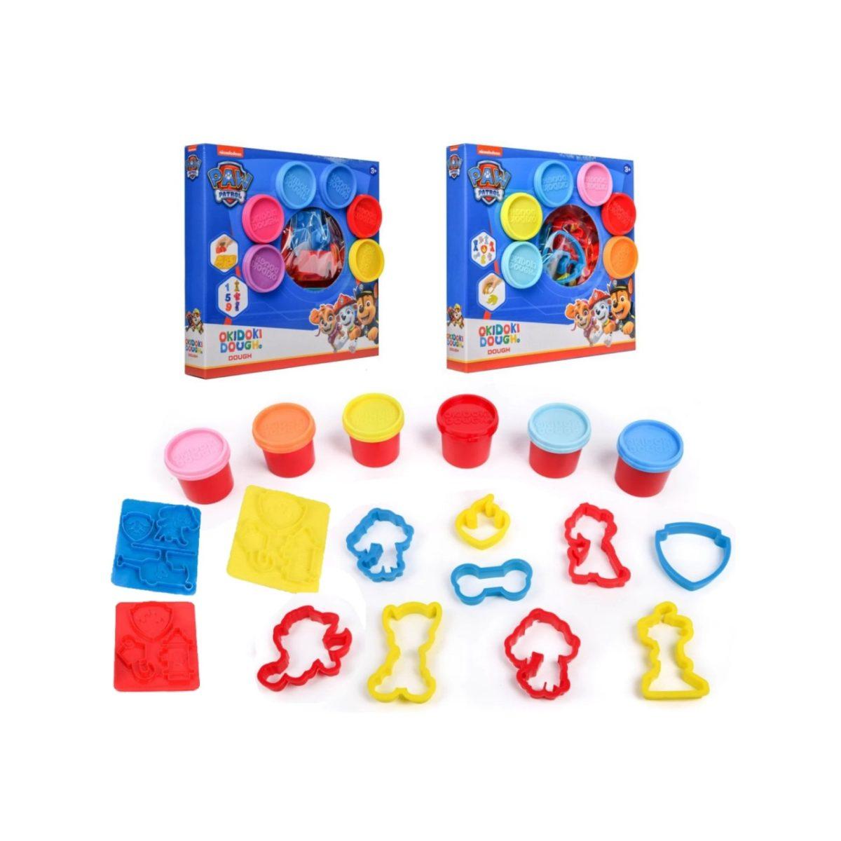 Okidoki plastilina paw patrol 6pz 4099