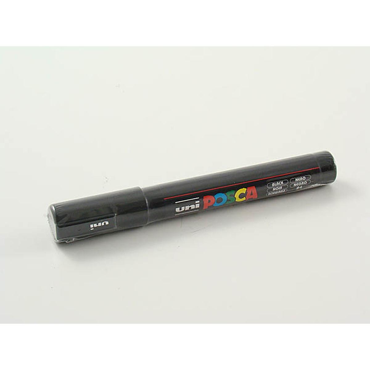 Uni posca marcatore p.media nero pc5m n