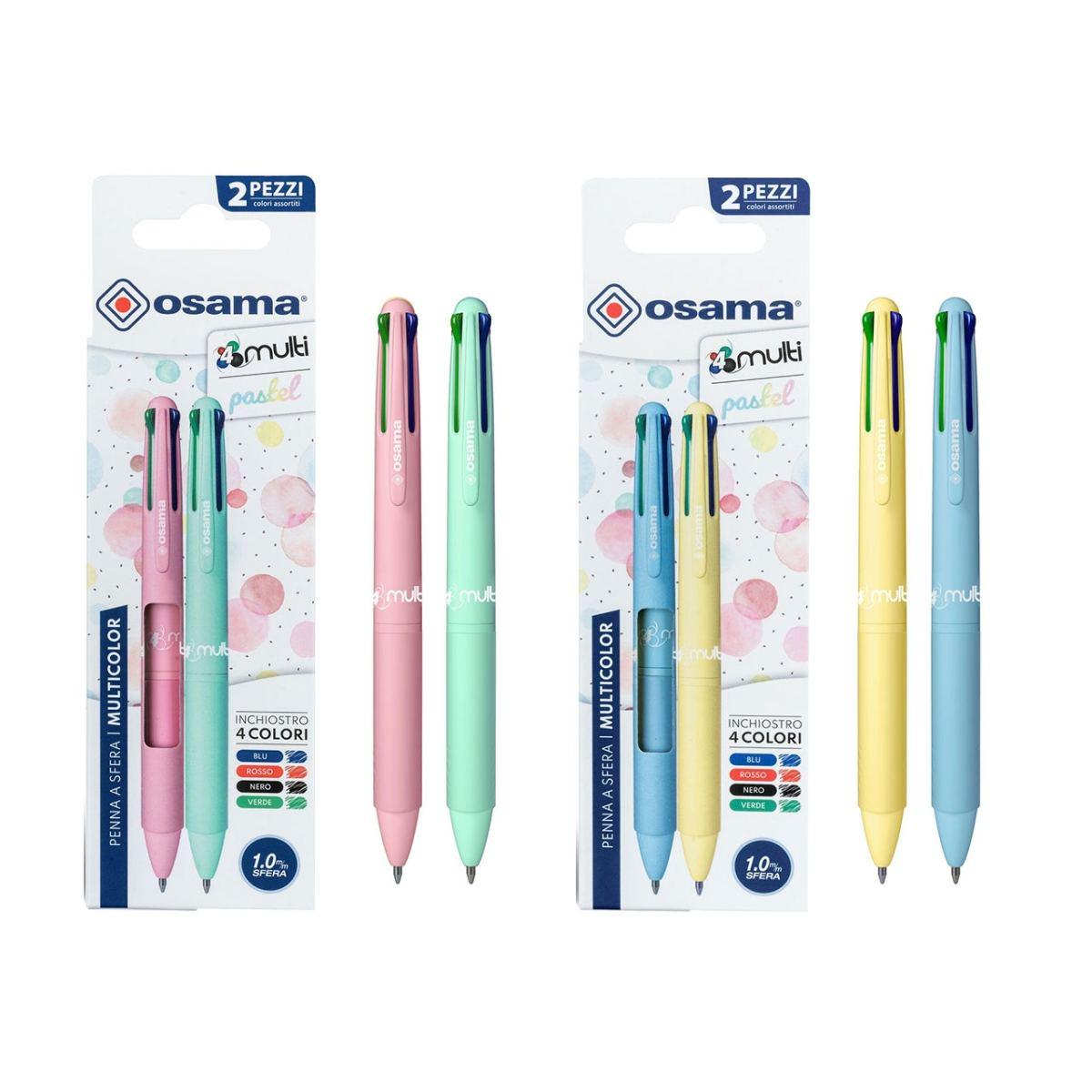 Penne 4col. pastel cf.2pz. ow 84016207