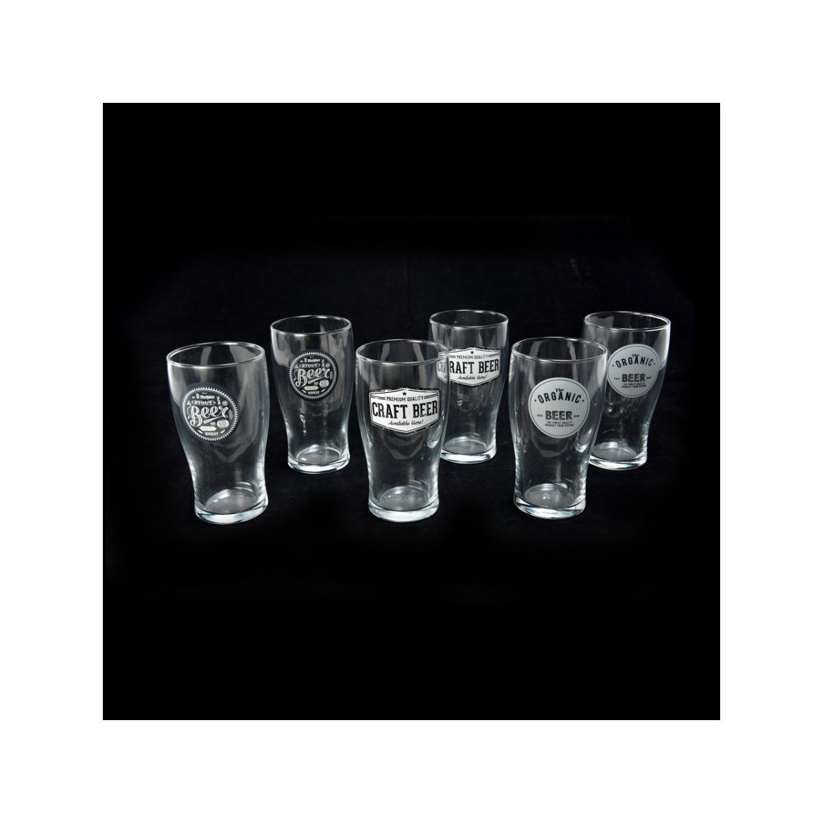 6 bicchieri birra 445cl assortiti 10173
