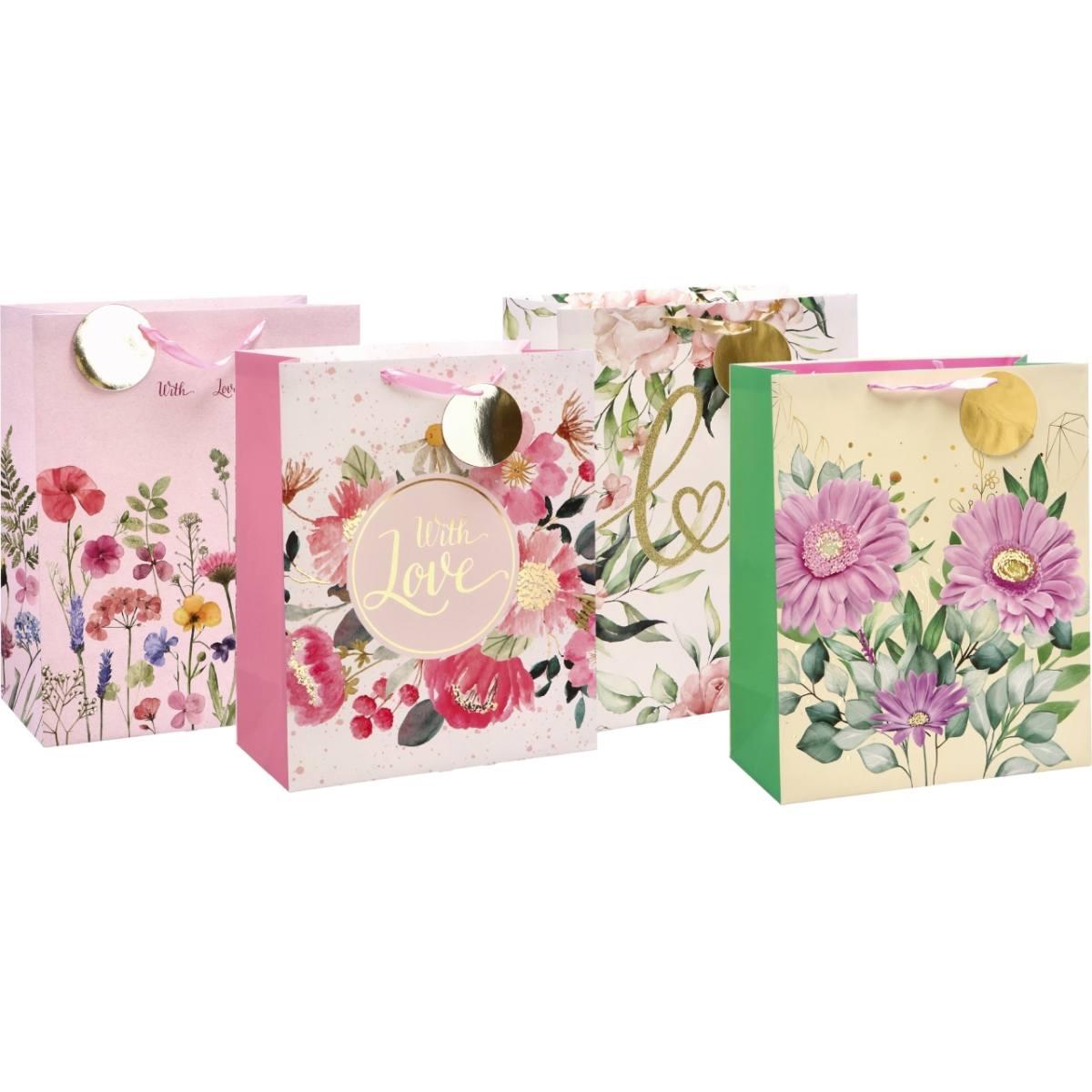 Borsa carta 18x10xh.23cm ass 109768