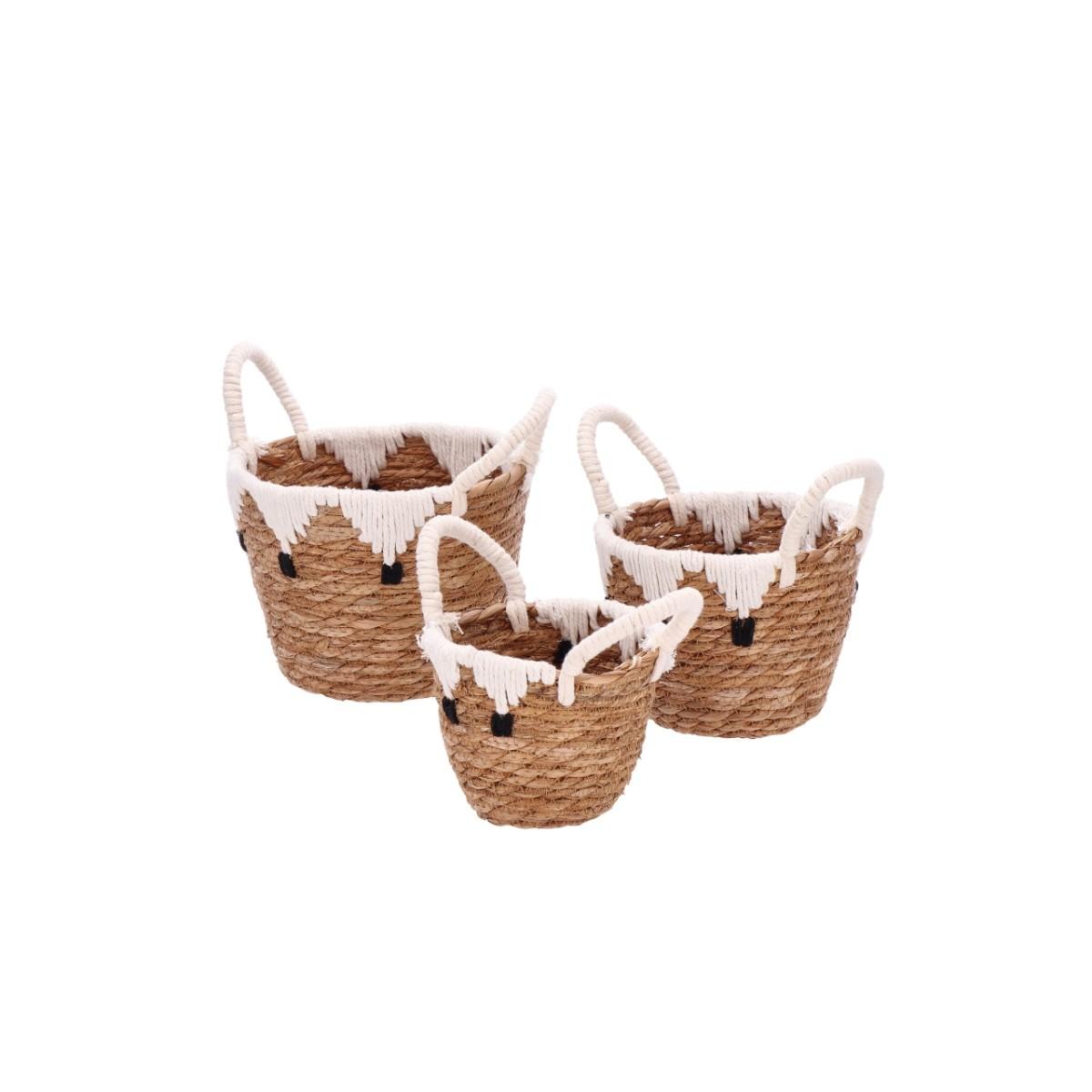 Contenitori tondi 12/14/16cm 3pz 112688