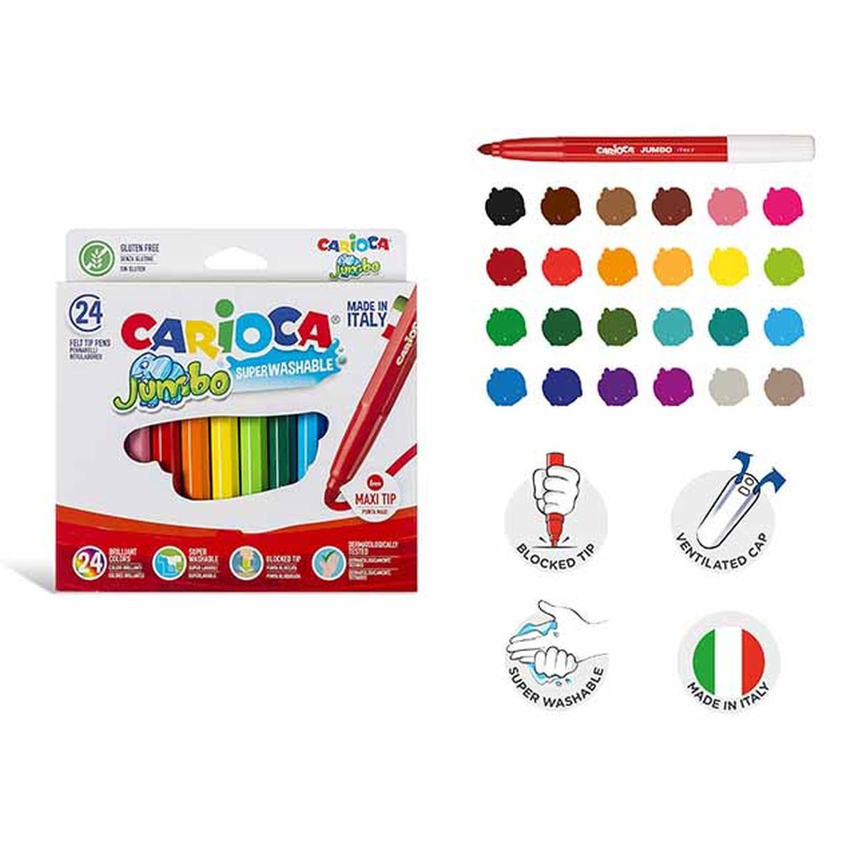 CARIOCA JUMBO PENNARELLI 24pz 40570
