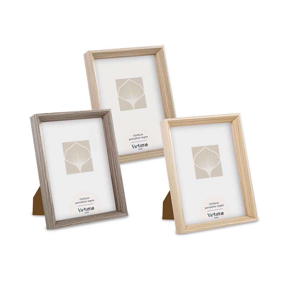 Portafoto mdf legno 13x18cm s36180/50
