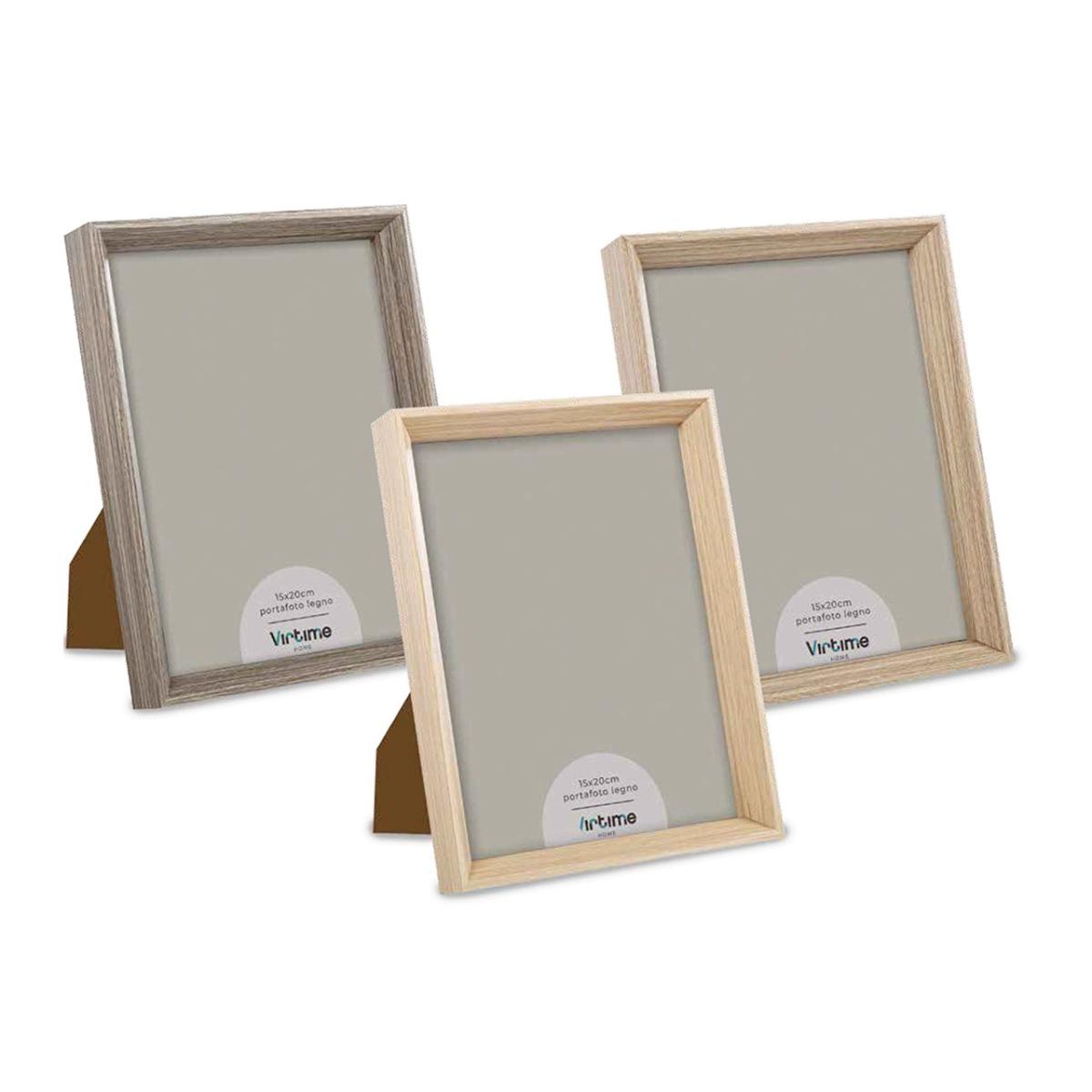 Portafoto mdf legno 15x20cm s36180/60
