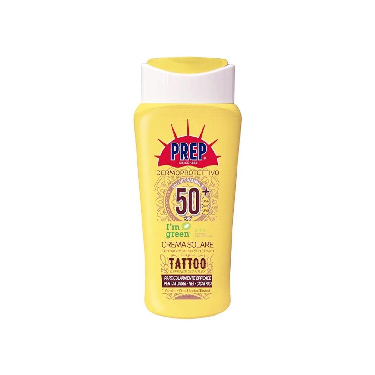 Prep sun crema solare tattoo spf50+ 200ml