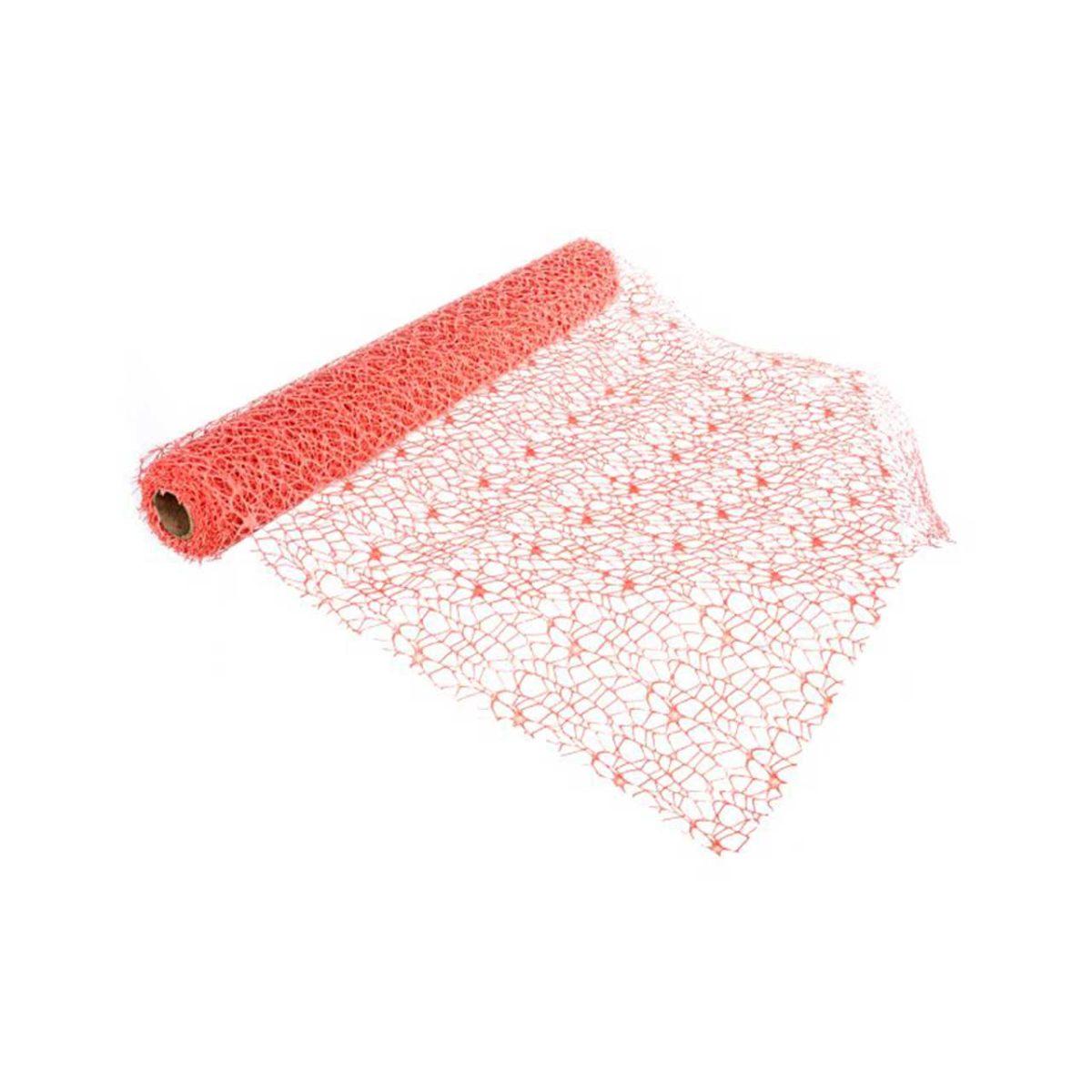 Polycotton net 48x5yds corallo aa10008