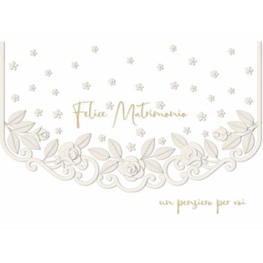 Biglietto felice matrimo fe10148ps/c/12