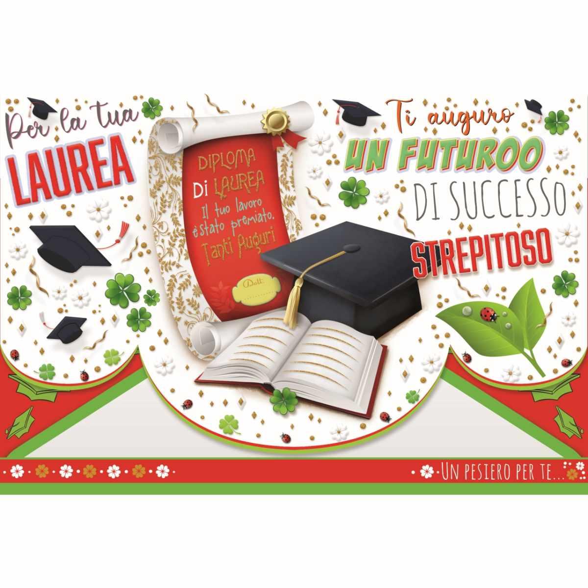 Biglietto portasoldi laurea fa00193ps/a
