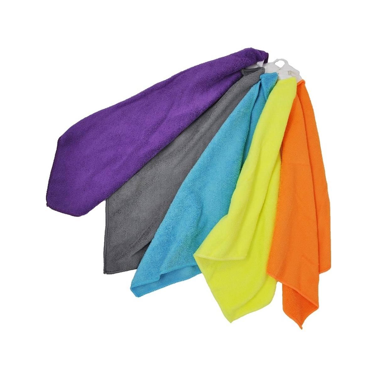 Set di 5 panni microfibra 30x40cm 260g
