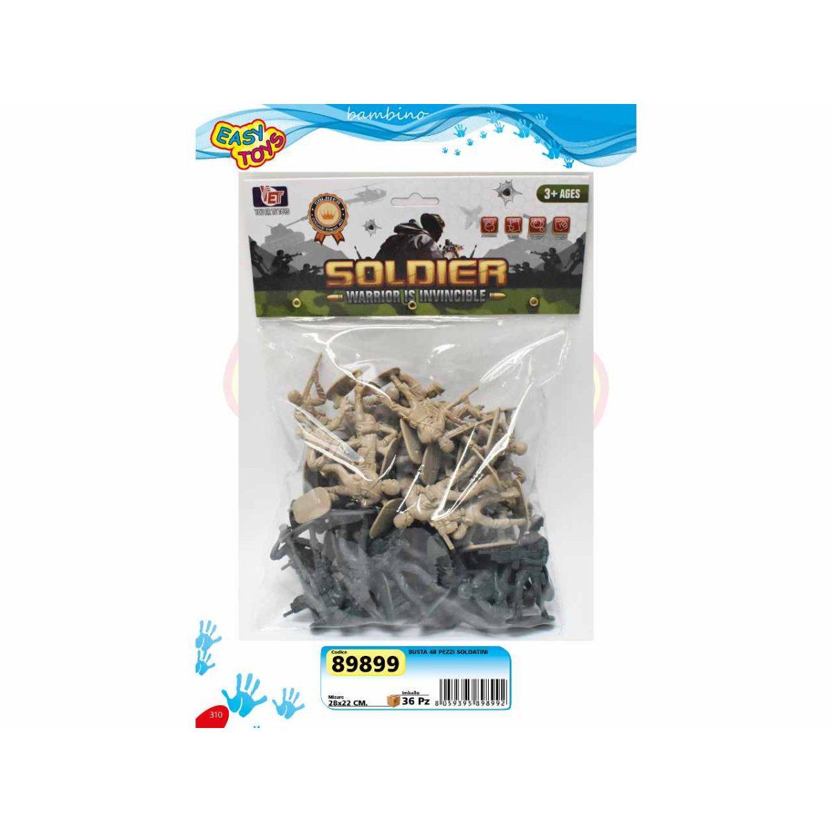 Busta 48 pezzi soldati        89899