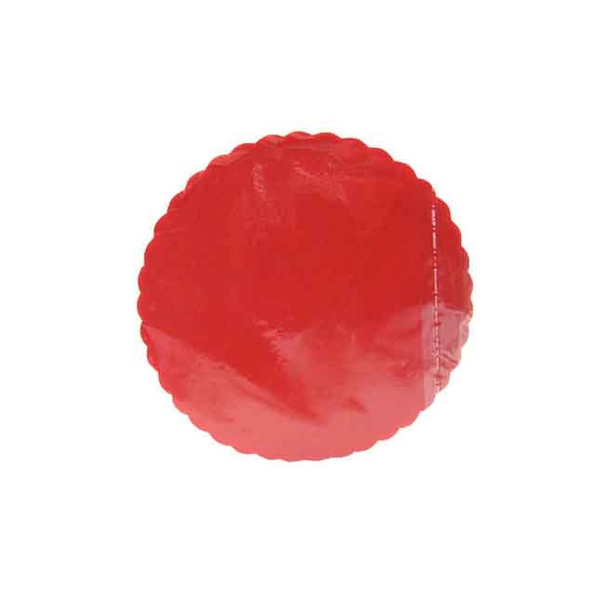 Velo fiore dm.24 rosso pz.50  c0111