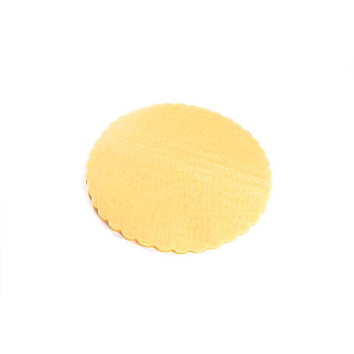 Velo fiore dm.24 oro pz.50  c0124