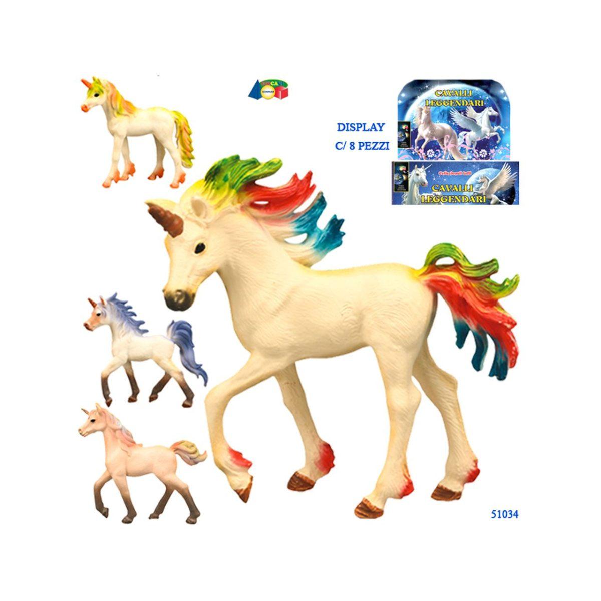 Unicorno con criniera e coda colo 51034