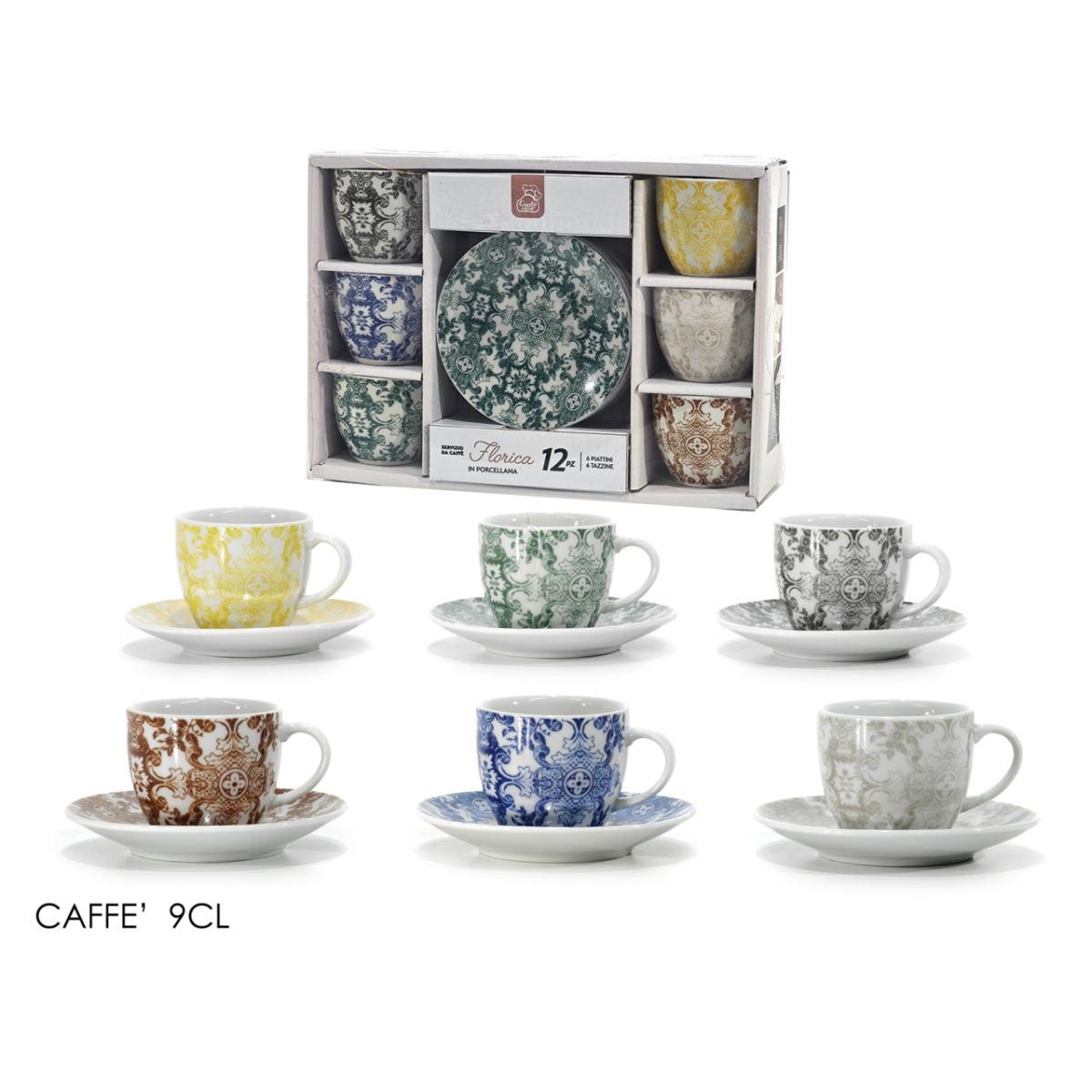 Tazzina caffe' florica 9cl 6pz 524313