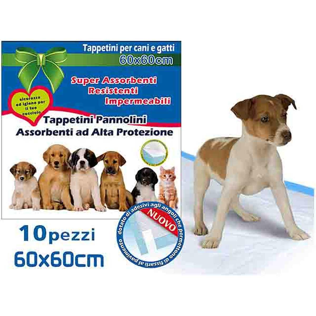 TAPPETINI PER ANIMALI  60x60 10pz
