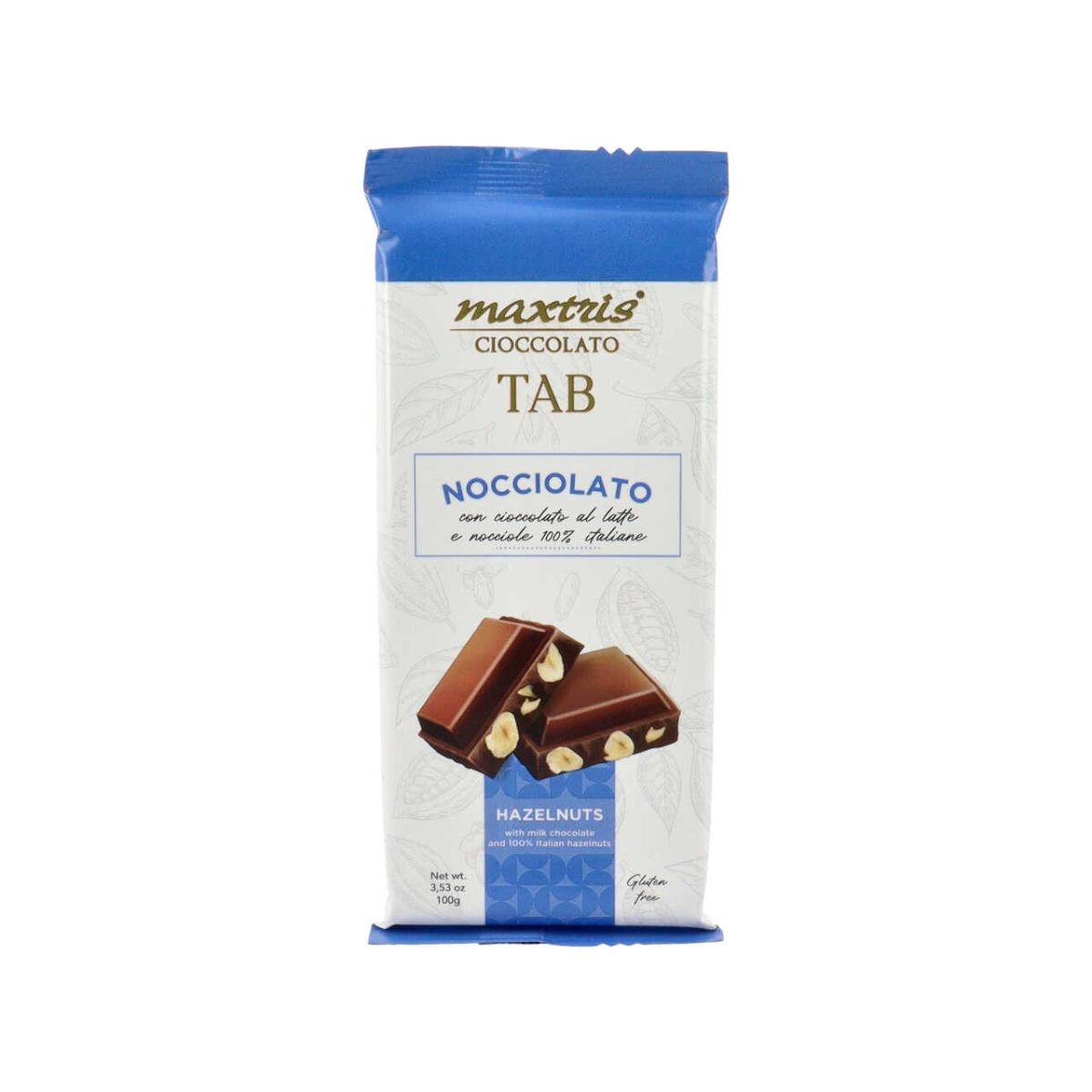 Tab ciocc. latte nocc.100gr tmlatnoc100