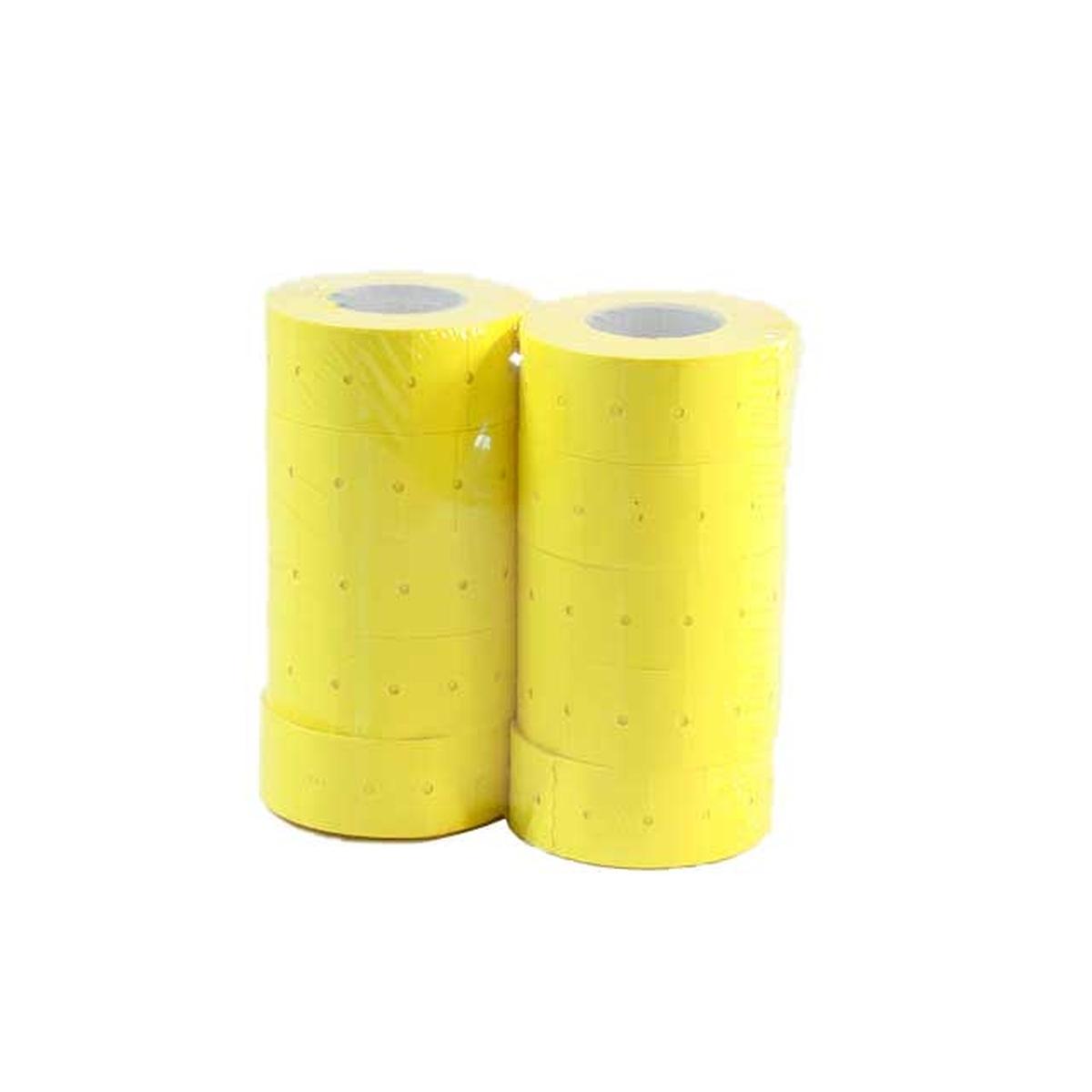 Bl.10 rotoli pmc 21x12 giallo fl.350pmc2112gi