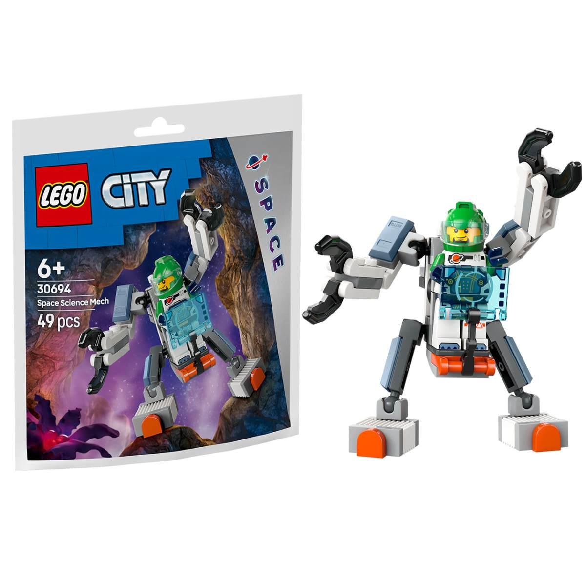 Lego mech scientifico spaziale 30694