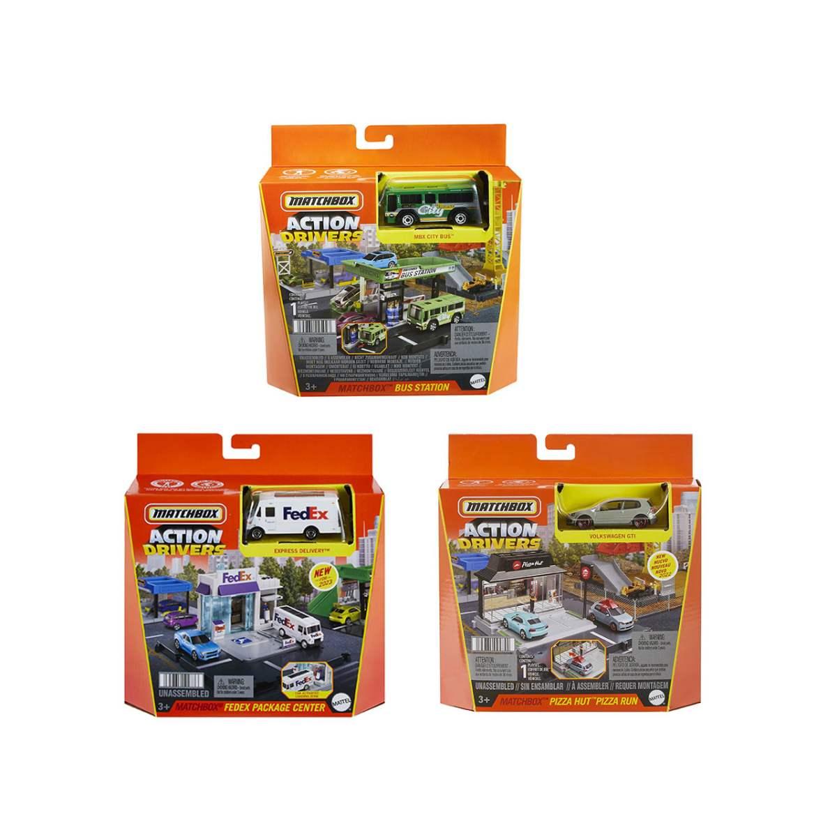 Matchbox playset base assortito hjt89