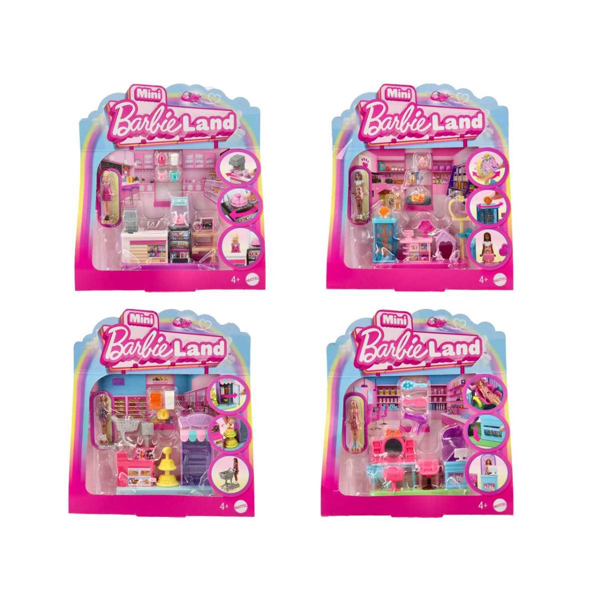Mini barbieland playset asst. jcr29-0